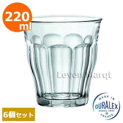 樂天商城 - ピカルディ タンブラー 220ml (6個セット) デュラレックス DURALEX 【コップ/グラス/カフェ】
