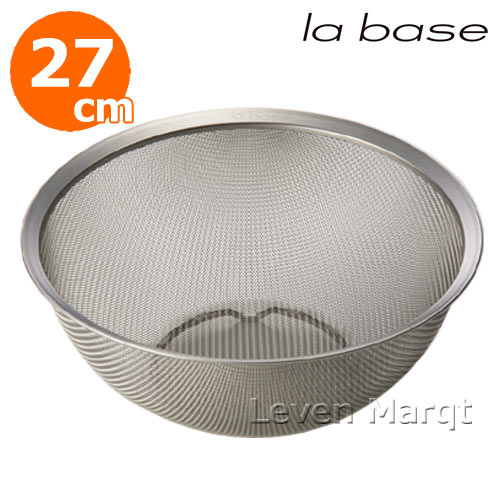 乐天商城 - ラバーゼ la base ザル ステンレス 大 27cm【有元葉子/ストレーナー/丸型】