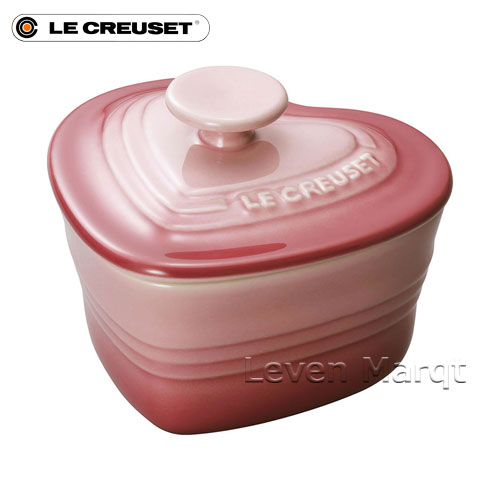 ラムカン ルクルーゼ LE CREUSET ラムカン・ダムール(フタ付き) ローズクオーツ【ココット/保存容器/ハート型】