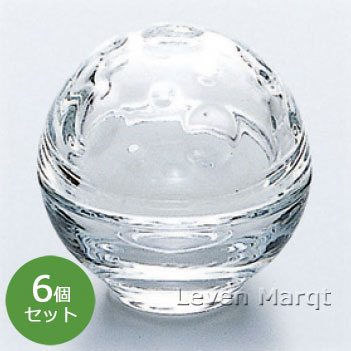 乐天商城 - ガラス 水玉(蓋と器) 6個セット 東洋佐々木ガラス TOYO-SASAKI GLASS【デザート/食器/ケータリング】