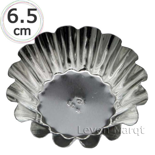 ブリオッシュ型 ブリキ製 φ6.5cm (6個セット)【焼型/ケーキ焼き型/製菓用品】