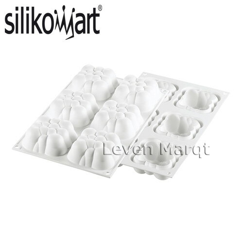 乐天商城 - シリコマート Silikomart カーブフレックス クラウド 6pcs 【型/製菓用品/プロ仕様】