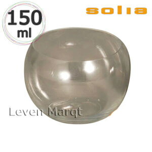 乐天商城 - ソリア solia スフェア クリア 150ml 100個入り【テイクアウト用品/ケータリング用品/プラスチック容器】