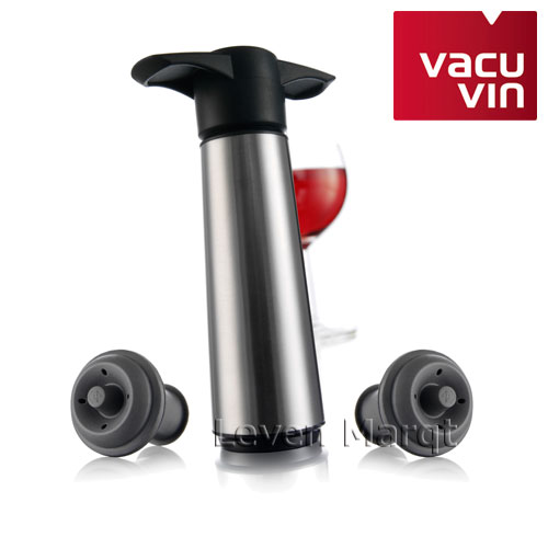 バキュバン vacuvin　ワイン保存器具　V-20　ステンレス ポンプ＆ストッパー(2個)セット 【ワイン保存器具/ボトルス…