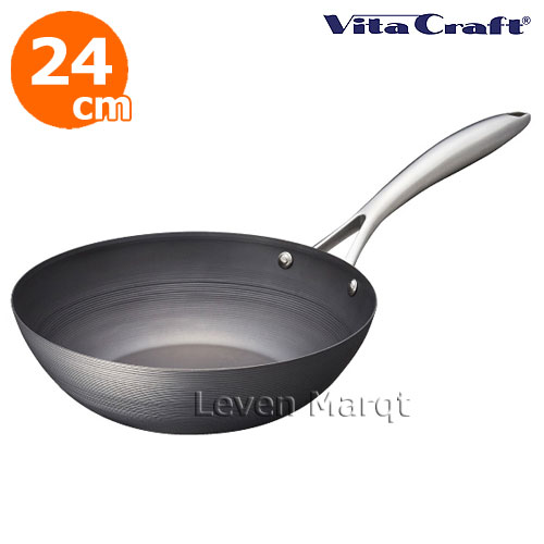 樂天商城 - ビタクラフト Vita Craft スーパー鉄ウォックパン 24cm 【さびにくい/IH対応/こびりつきにくい】
