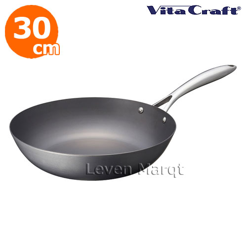 乐天商城 - ビタクラフト Vita Craft スーパー鉄ウォックパン 30cm 【さびにくい/IH対応/こびりつきにくい】