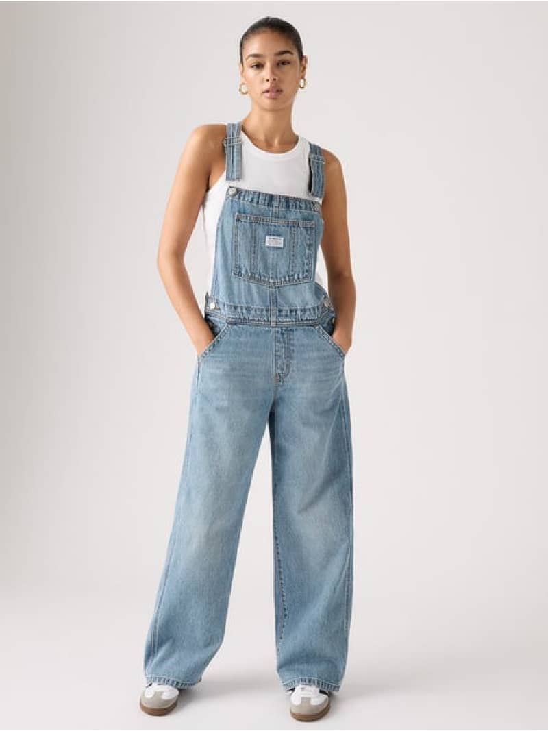 バギーオーバーオール ミディアムインディゴ Levi's リーバイス オールインワン・オーバーオール オーバーオール・サロペット ネイビー【送料無料】[Rakuten Fashion]