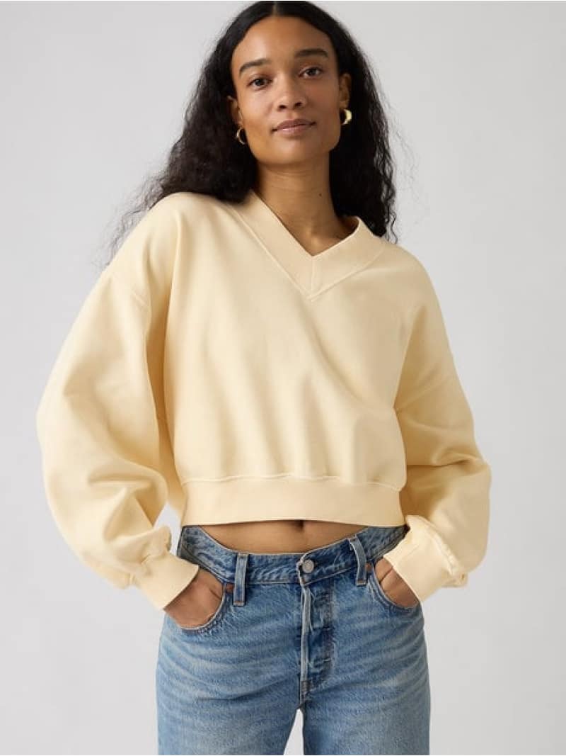ヴィンテージ Vネック スウェットシャツ Levi's リーバイス トップス スウェット・トレーナー【送料無料】[Rakuten Fashion]