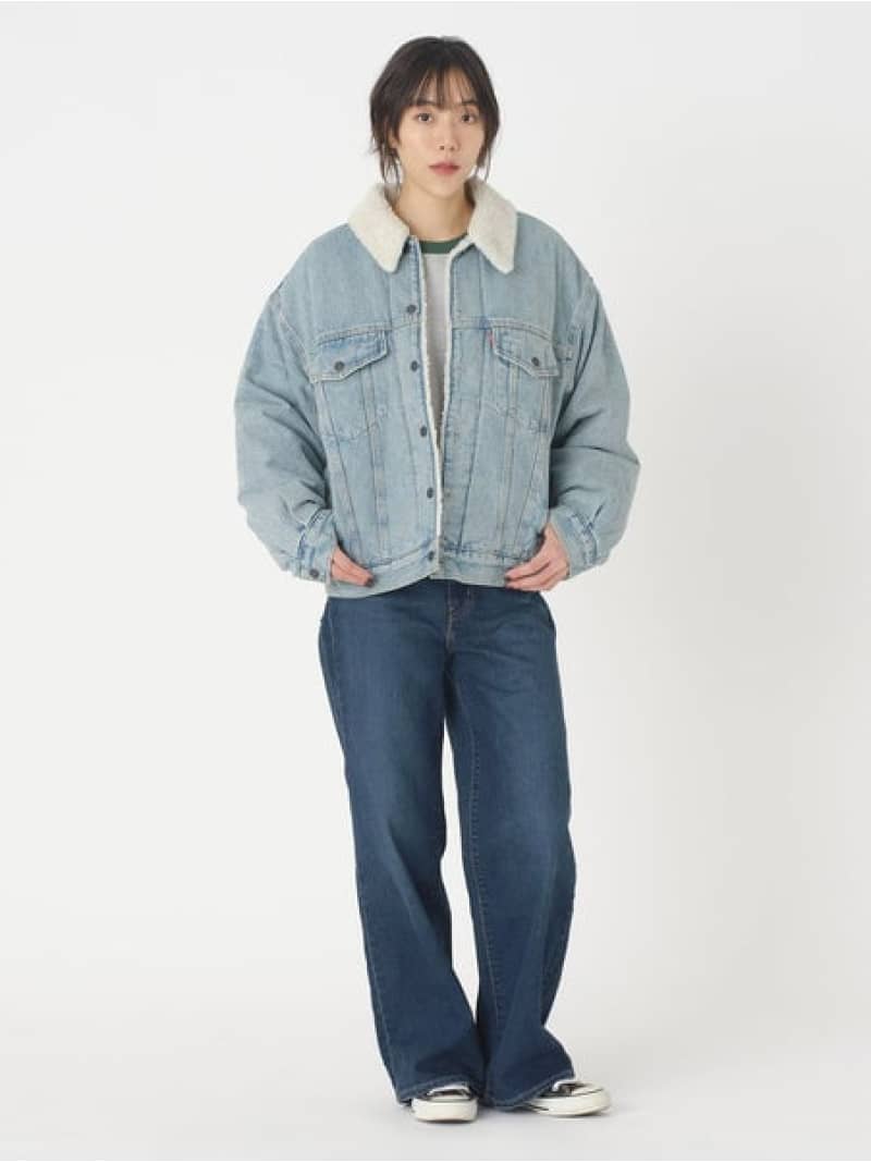 90S シェルパトラッカージャケット ライトインディゴ MORNING SUNLIGHT Levi's リーバイス ジャケット・アウター デニムジャケット ネイビー