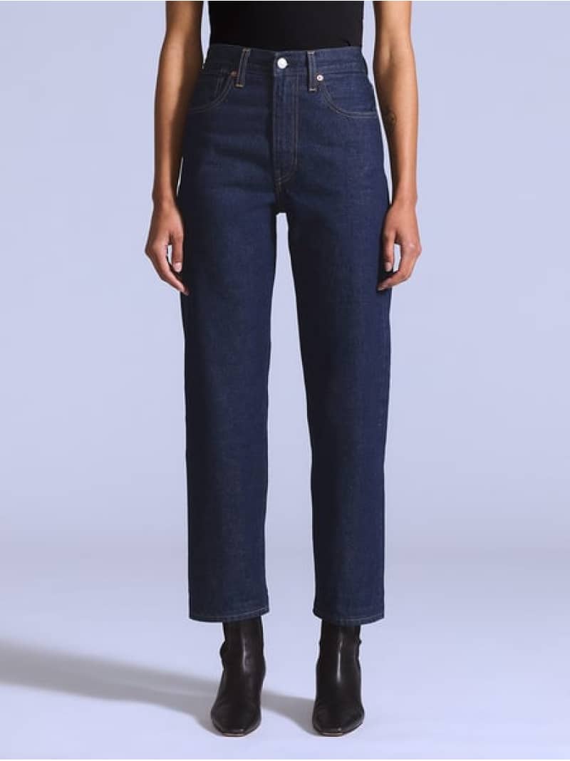 樂天商城 - BLUETAB(TM) カラムジーンズ ダークインディゴ MADE OF JAPAN Levi's リーバイス パンツ ジーンズ・デニムパンツ ブラック【送料無料】[Rakuten Fashion]