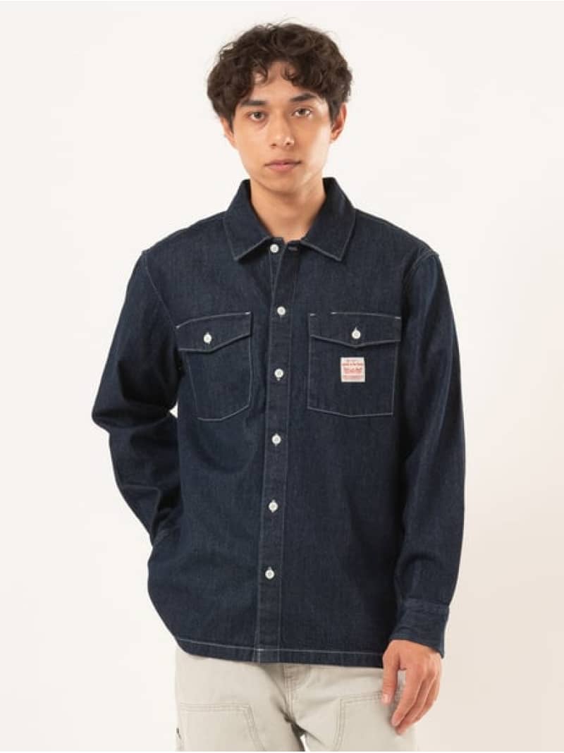 WORKWEAR ワーカーシャツ ダークインディゴ Levi's リーバイス トップス シャツ・ブラウス ブラック【送料無料】[Rakuten Fashion]