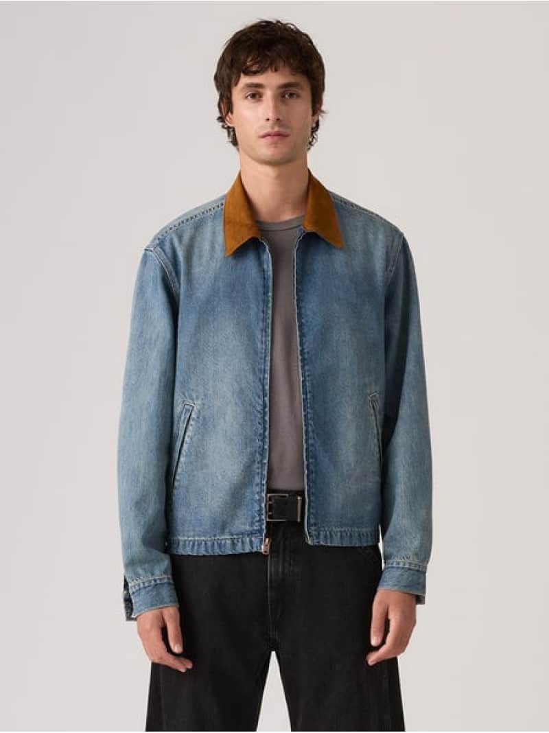 CASTRO フルジップジャケット Levi's リーバイス ジャケット・アウター デニムジャケット ネイビー【送料無料】[Rakuten Fashion]