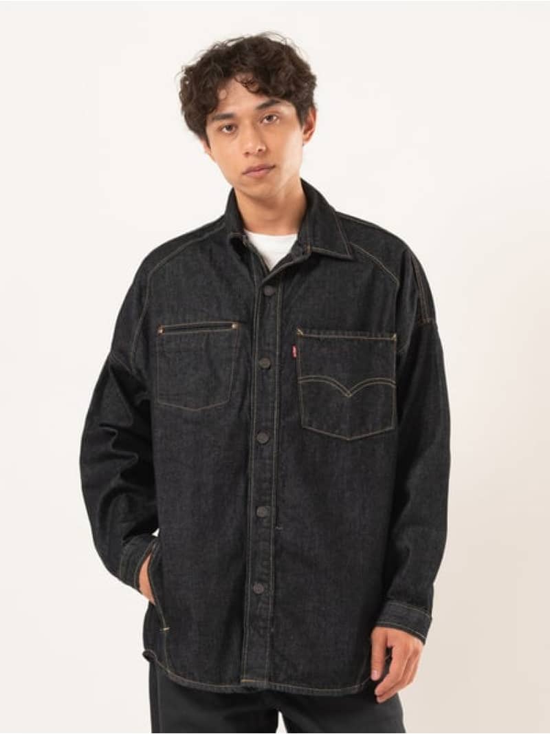 TWISTED シャツジャケット ダークインディゴ Levi's リー...(4)