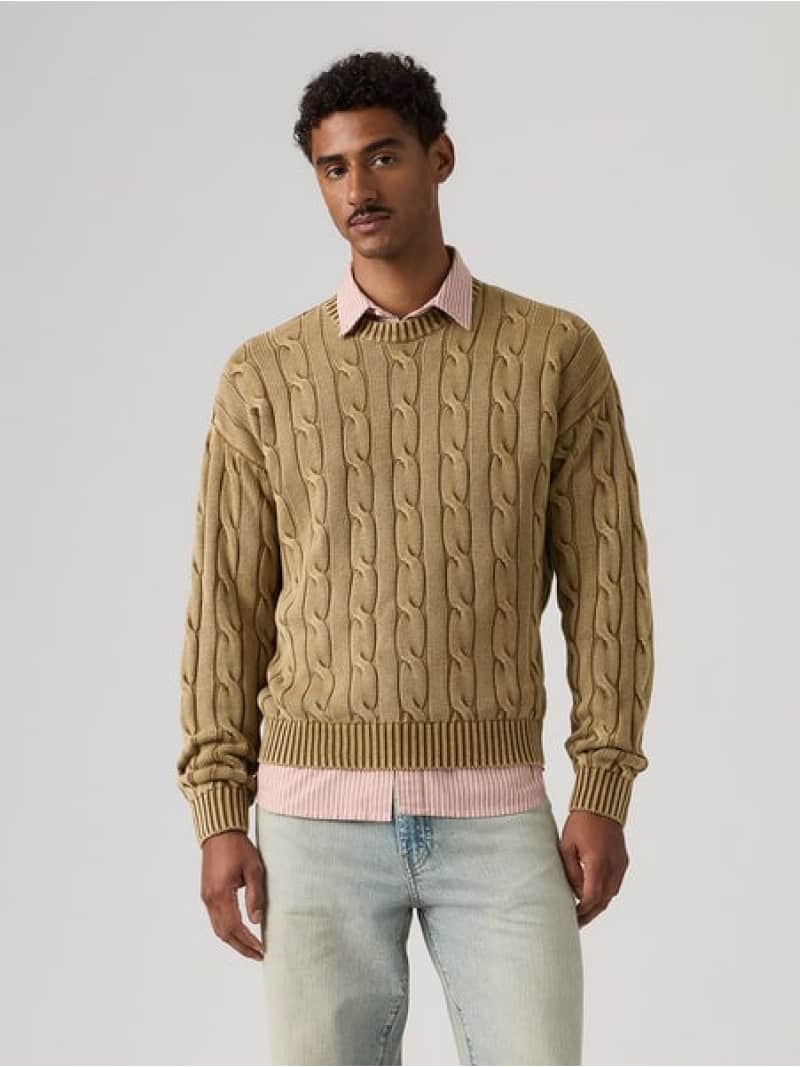 樂天商城 - 【SALE／25%OFF】カーメルケーブルクルーセーター Levi's リーバイス パンツ ジーンズ・デニムパンツ【RBA_E】【送料無料】[Rakuten Fashion]