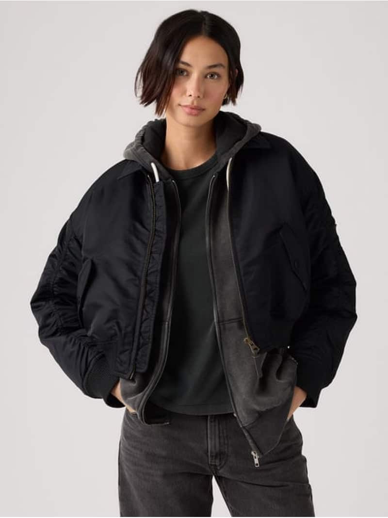 【SALE／30%OFF】ボウイ クロップド ボンバージャケット Levi's リーバイス ジャケット・アウター その他のジャケット・アウター【RBA_E】【送料無料】[Rakuten Fashion]
