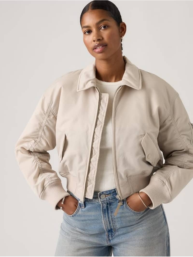 ボウイ クロップド ボンバージャケット Levi's リーバイス ジャケット・アウター その他のジャケット・アウター【送料無料】[Rakuten Fashion]