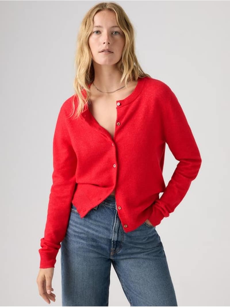 Rakuten - スーパーソフト クルーネックカーディガン Levi's リーバイス トップス ニット【送料無料】[Rakuten Fashion]
