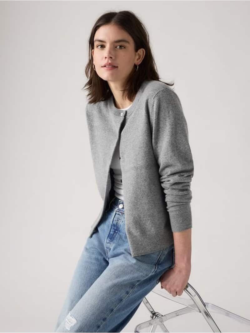 Rakuten - スーパーソフト クルーネックカーディガン Levi's リーバイス トップス ニット【送料無料】[Rakuten Fashion]