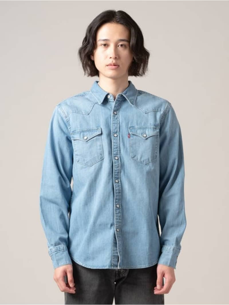 ウエスタンシャツ Levi's リーバイス トップス シャツ・ブラウス ネイビー【送料無料】[Rakuten Fashion]