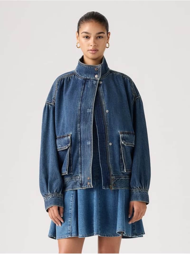 ブルゾントラッカージャケット Levi's リーバイス トップス カットソー・Tシャツ ブラック【送料無料】[Rakuten Fashion]