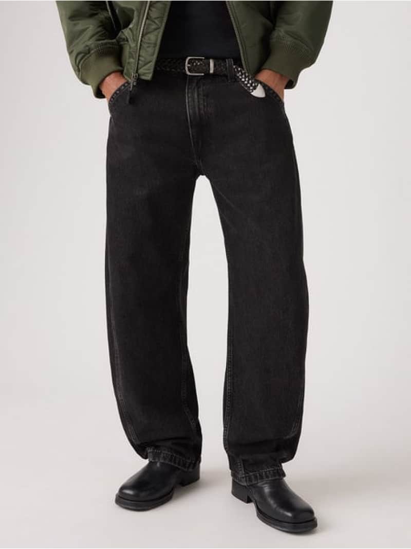 BAGGY バレルジーンズ ブラック Levi's リーバイス パンツ ジーンズ・デニムパンツ【送料無料】[Rakuten Fashion]