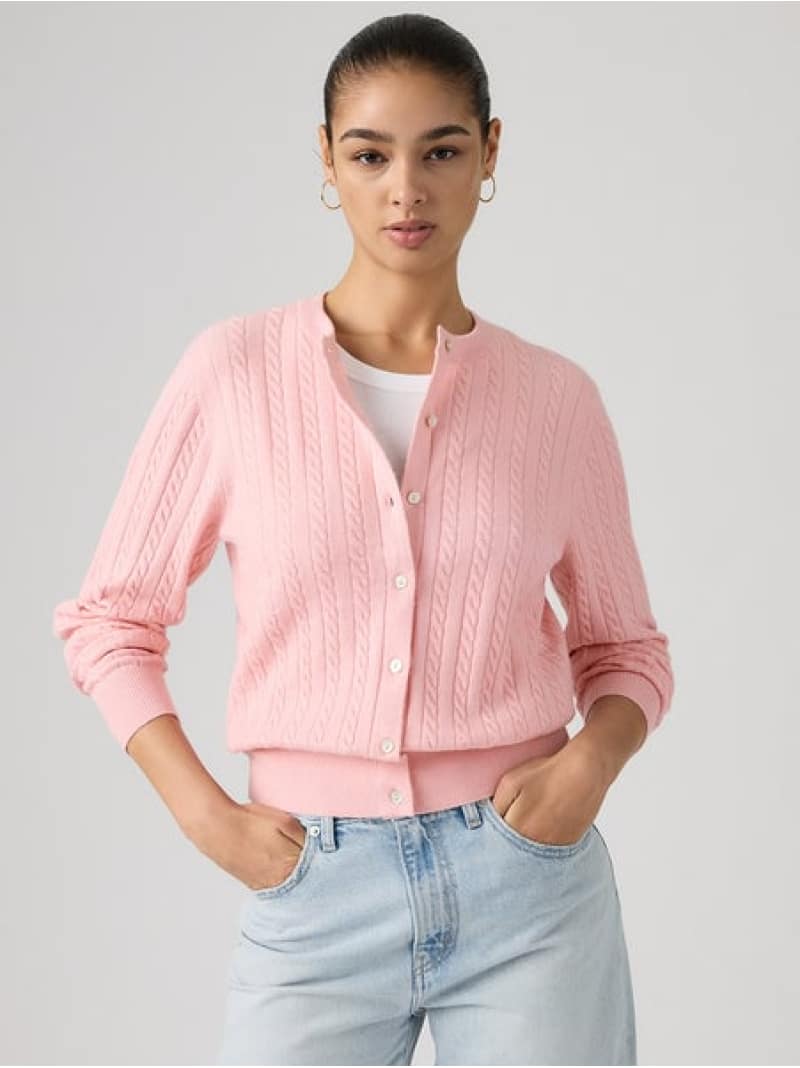 Rakuten - スーパーソフト クルーネックカーディガン Levi's リーバイス トップス ニット【送料無料】[Rakuten Fashion]
