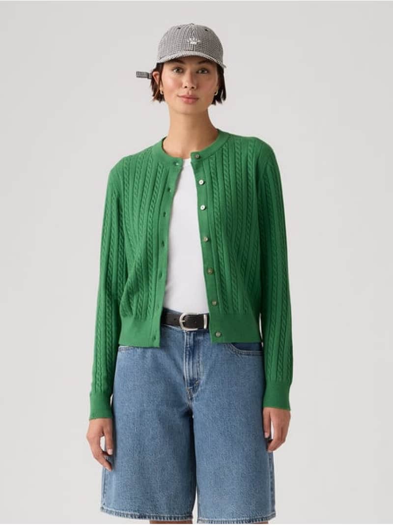 Rakuten - スーパーソフト クルーネックカーディガン Levi's リーバイス トップス ニット【送料無料】[Rakuten Fashion]