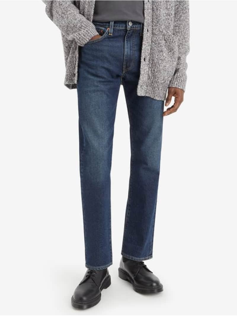 【SALE／50%OFF】WARM JEANS 502(TM) テーパード ジーンズ ダークインディゴブルー Levi's リーバイス パンツ ジーンズ・デニムパンツ ブラック【RBA_E】【送料無料】[Rakuten Fashion]