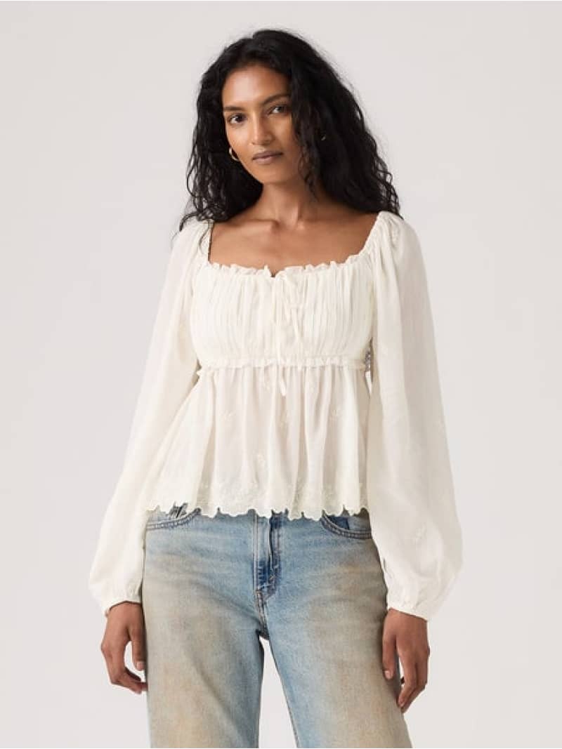 Rakuten - 【SALE／20%OFF】BOHO ロングスリーブ ブラウス Levi's リーバイス トップス シャツ・ブラウス【RBA_E】【送料無料】[Rakuten Fashion]