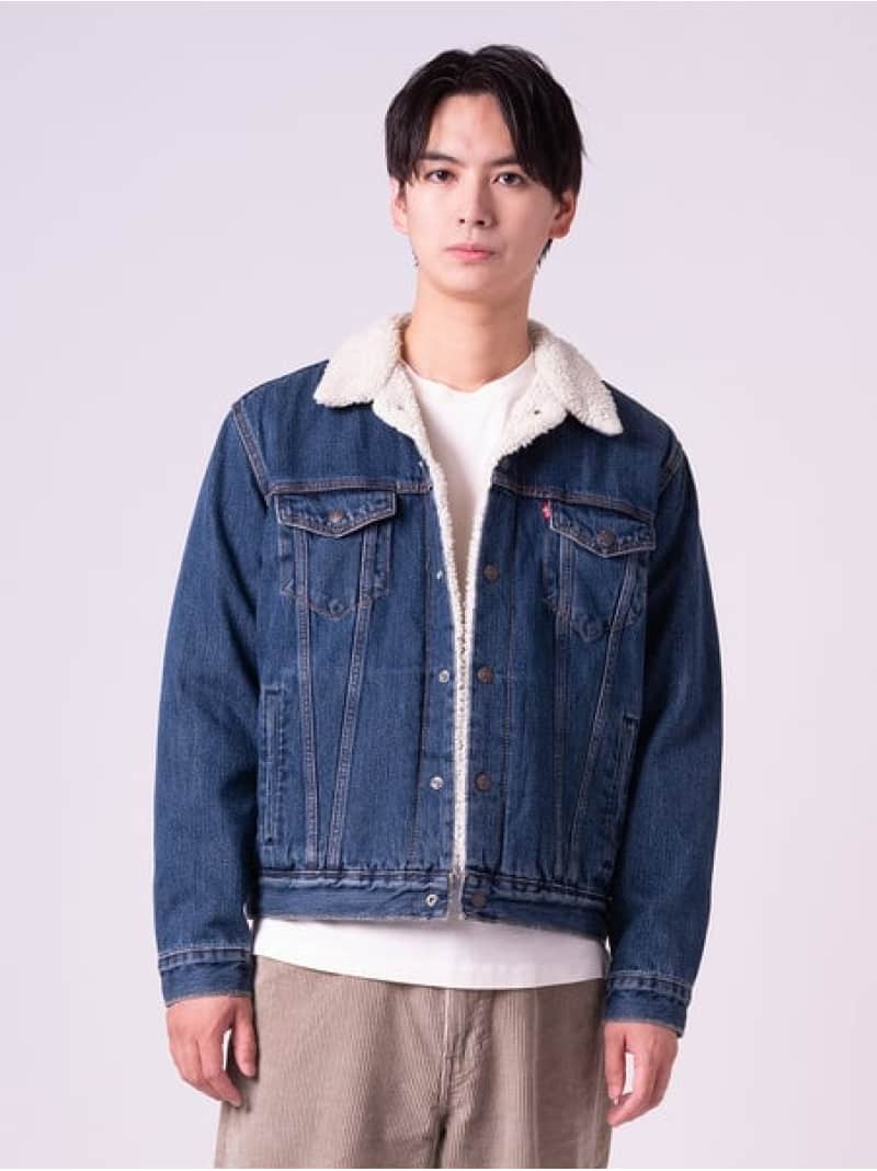 TYPEIIIシェルパトラッカージャケット Levi's リーバイス ジャケット・アウター デニムジャケット ブラック【送料無料】[Rakuten Fashio...