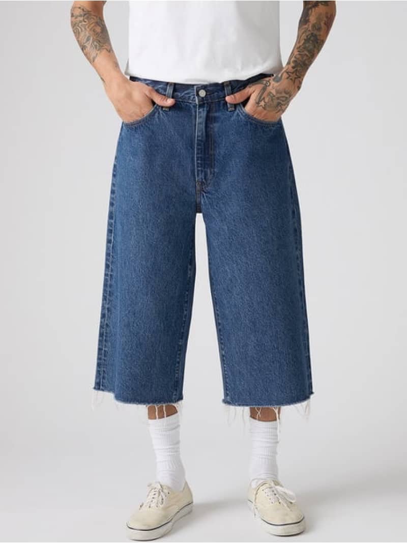 578(TM) バギージーンズ カプリ ミディアムインディゴ Levi's リーバイス パンツ ジーンズ・デニムパンツ ネイビー【送料無料】[Rakuten Fashion]
