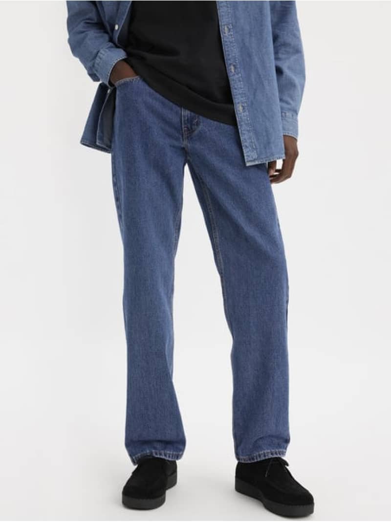 Rakuten - 505(TM) レギュラーフィットジーンズ Levi's リーバイス パンツ ジーンズ・デニムパンツ ネイビー【送料無料】[Rakuten Fashion]