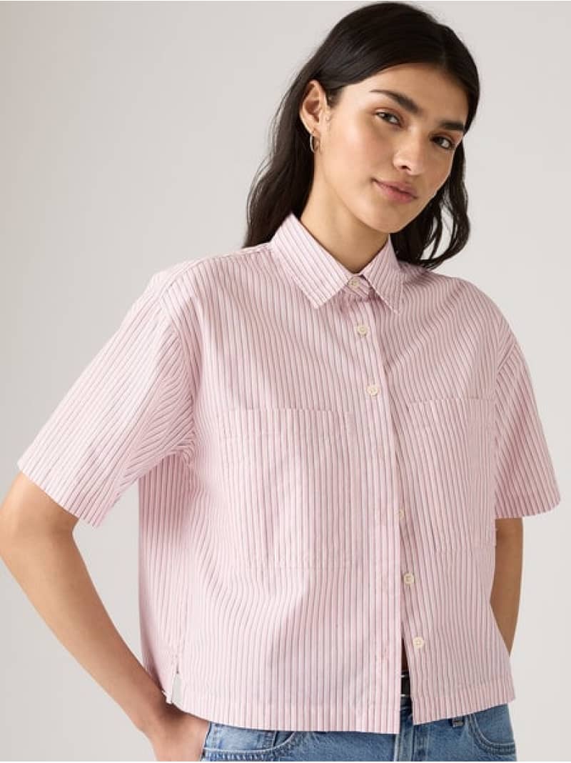 【SALE／50%OFF】HARLIE SS クロップドシャツ Levi's リーバイス トップス シャツ・ブラウス【RBA_E】[Rakuten Fashion]