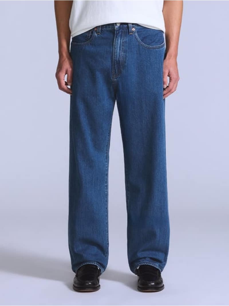 Rakuten - BLUETAB(TM) MARKER LOOSE ジーンズ ミディアムインディゴ Levi's リーバイス パンツ ジーンズ・デニムパンツ ネイビー【送料無料】[Rakuten Fashion]