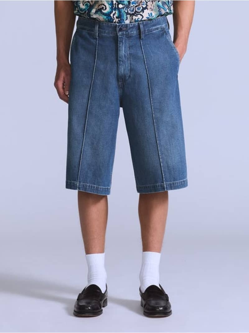 Rakuten - BLUETAB(TM) ワークショーツ ミディアムインディゴ Levi's リーバイス パンツ その他のパンツ ネイビー【送料無料】[Rakuten Fashion]