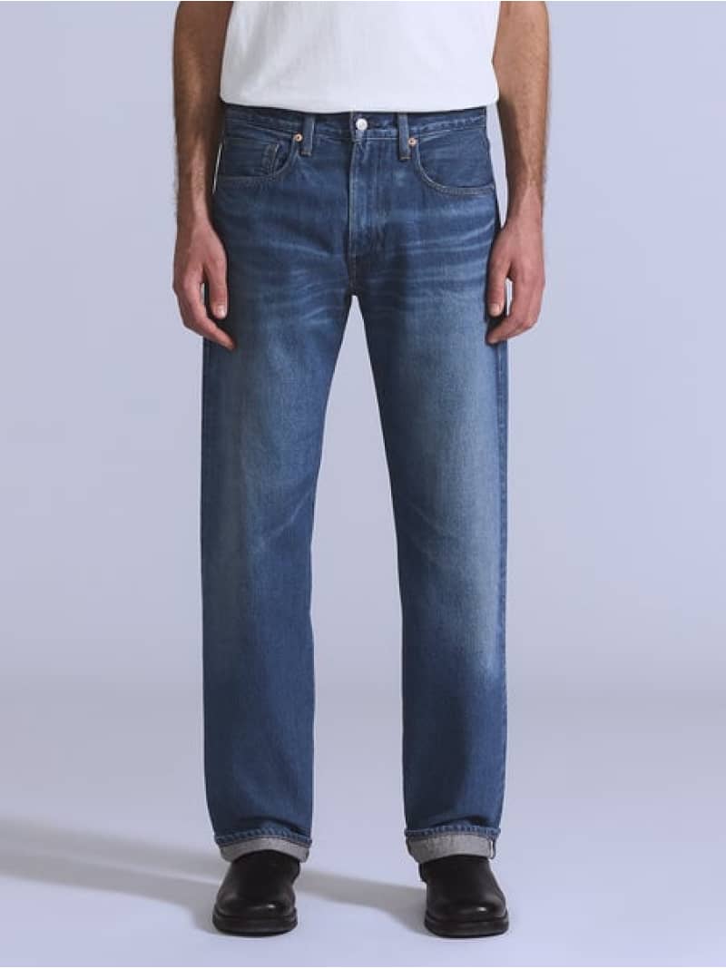 Rakuten - BLUETAB(TM) ANCHOR RELAXED ジーンズ ミディアムインディゴ MADE IN JAPAN Levi's リーバイス パンツ ジーンズ・デニムパンツ ネイビー【送料無料】[Rakuten Fashion]