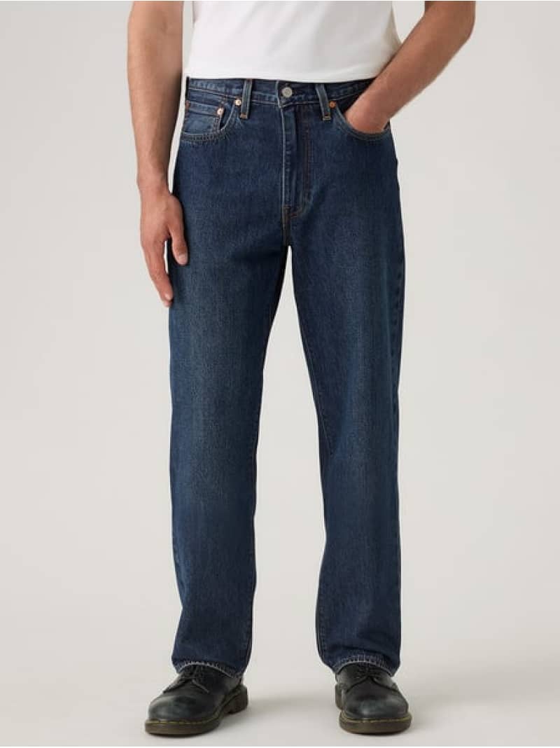 568(TM) ルーズストレートジーンズ ダークインディゴ Levi's リーバイス パンツ ジーンズ・デニムパンツ ブラック【送料無料】[Rakuten Fashion]