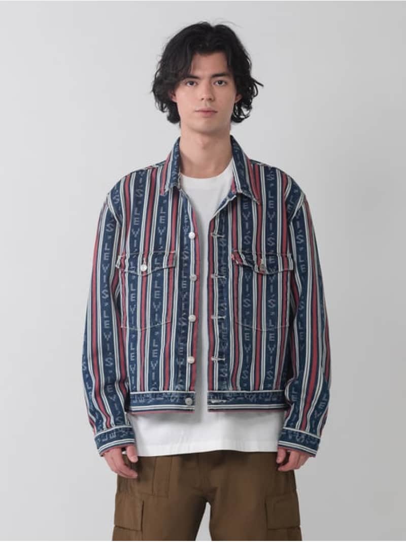 楽天市場】リーバイス ジャケット(柄ストライプ)(メンズ 楽天市場】リーバイス ジャケット(柄ストライプ)(メンズ