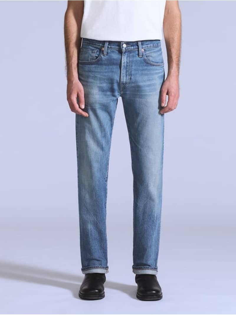 BLUETAB(TM) 502(TM) テーパードジーンズ ミディアムインディゴ MADE IN JAPAN Levi's リーバイス パンツ ジーンズ・デニムパンツ ネイビー【送料無料】[Rakuten Fashion]