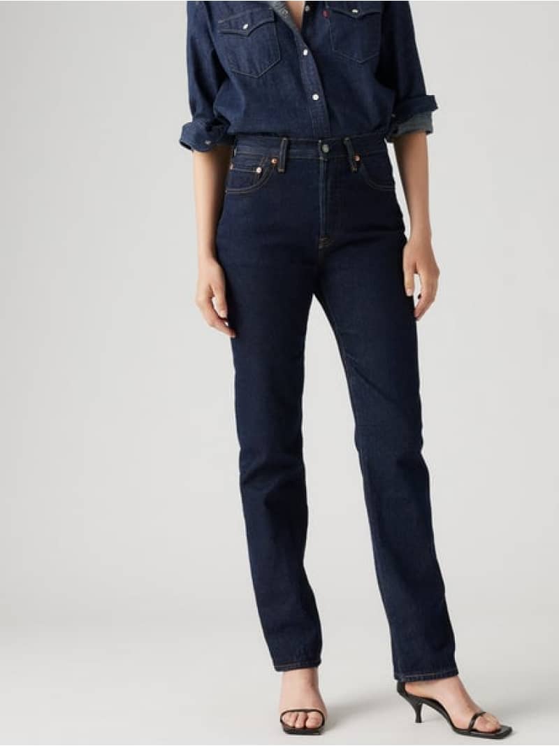 501(R) ORIGINAL ジーンズ FOR WOMEN ダークインディゴ Levi 039 s リーバイス パンツ ジーンズ デニムパンツ ブラック【送料無料】 Rakuten Fashion