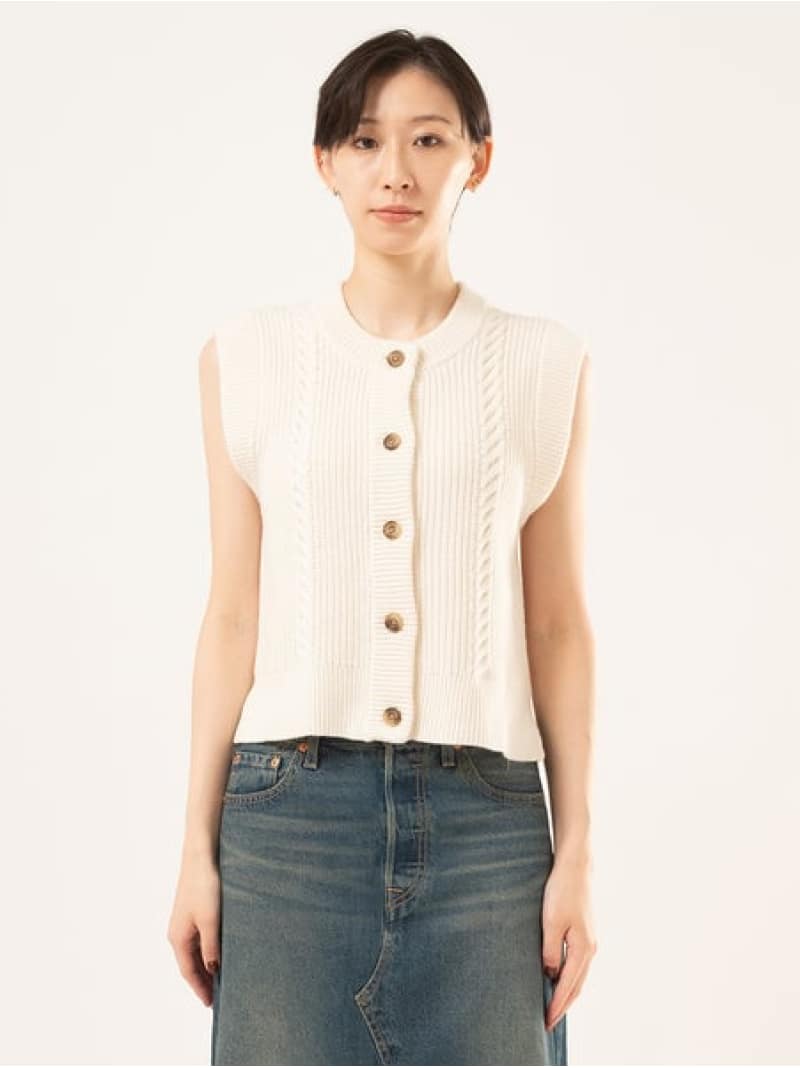 樂天商城 - 【SALE／50%OFF】ケーブルニット ベスト Levi's リーバイス トップス ニット【RBA_E】【送料無料】[Rakuten Fashion]