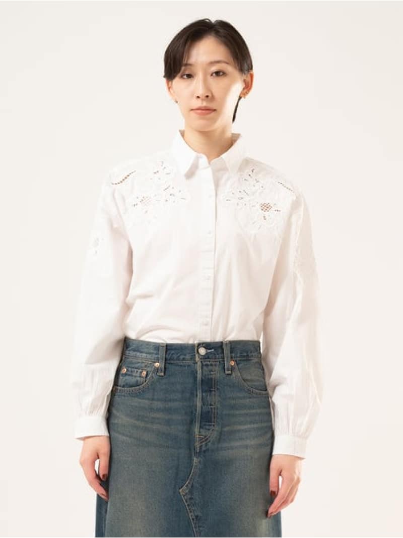 【SALE／50%OFF】Janieシャツ Levi's リーバイス トップス シャツ・ブラウス【RBA_E】【送料無料】[Rakuten Fashion]