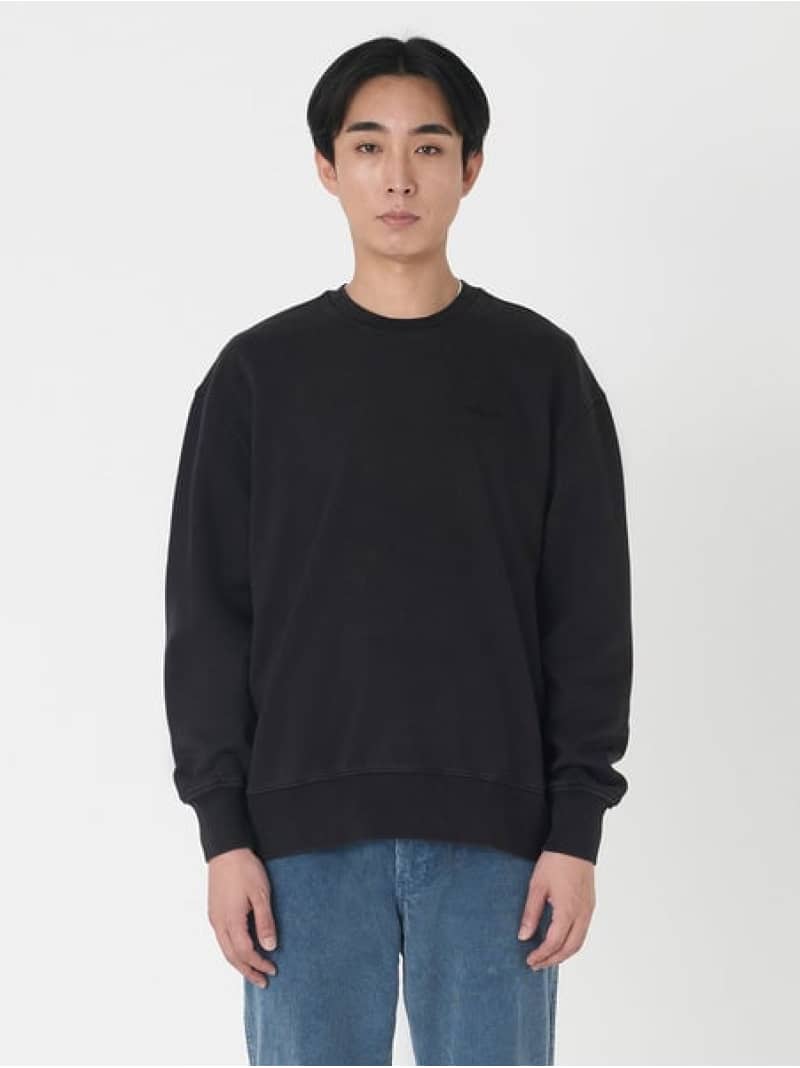 Rakuten - 【SALE／20%OFF】クルーネックスウェットシャツ ブラック AGATE Levi's リーバイス トップス スウェット・トレーナー【RBA_E】【送料無料】[Rakuten Fashion]