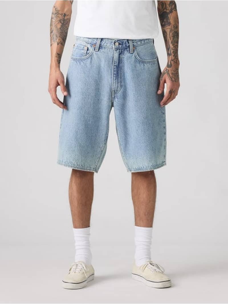 478(TM) バギーショートパンツ ライトインディゴ Levi's リーバイス パンツ その他のパンツ ネイビー【送料無料】[Rakuten Fashion]