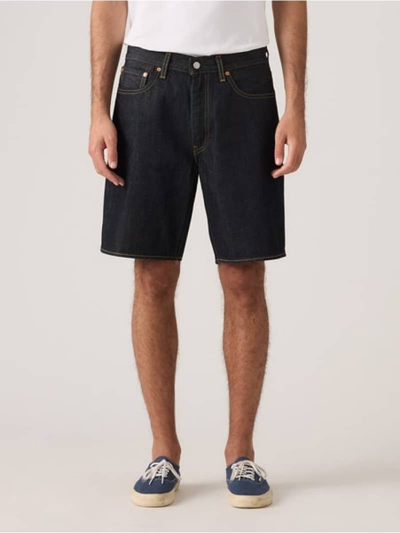 468(TM) ルーズ ショーツ ダークインディゴ リンス Levi's リーバイス パンツ その他のパンツ ブラック【送料無料】[Rakuten Fashion]