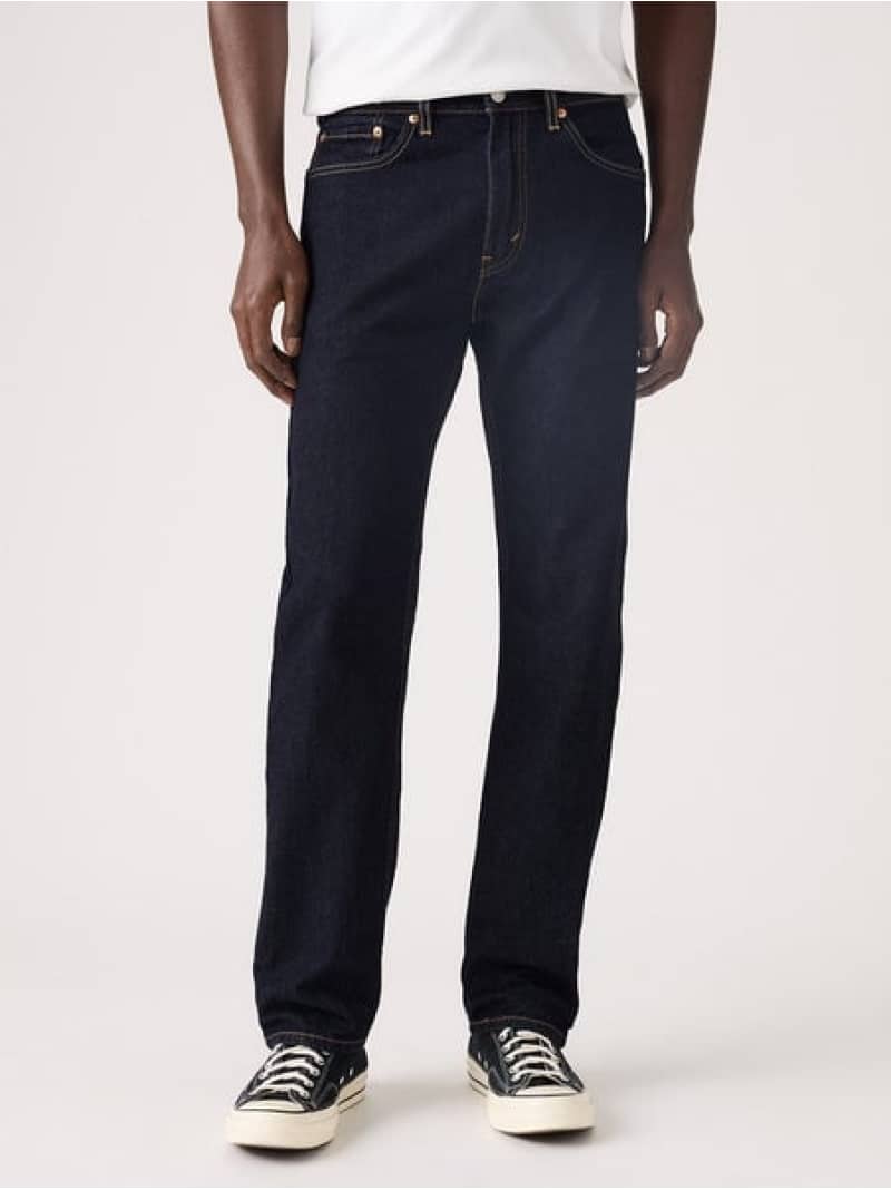 COOLコレクション 505(TM) レギュラーフィット ジーンズ ダークインディゴ リンス Levi's リーバイス パンツ ジーンズ・デニムパンツ ブラック【送料無料】[Rakuten Fashion]
