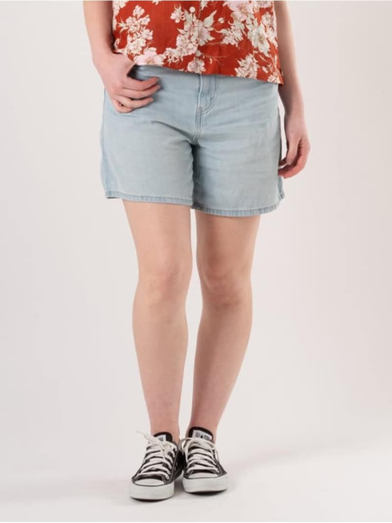 Linen, Hemp - 【SALE／50%OFF】HIGH BAGGY ショートジーンズ ライトインディゴ Levi's リーバイス パンツ その他のパンツ ネイビー【RBA_E】【送料無料】[Rakuten Fashion]
