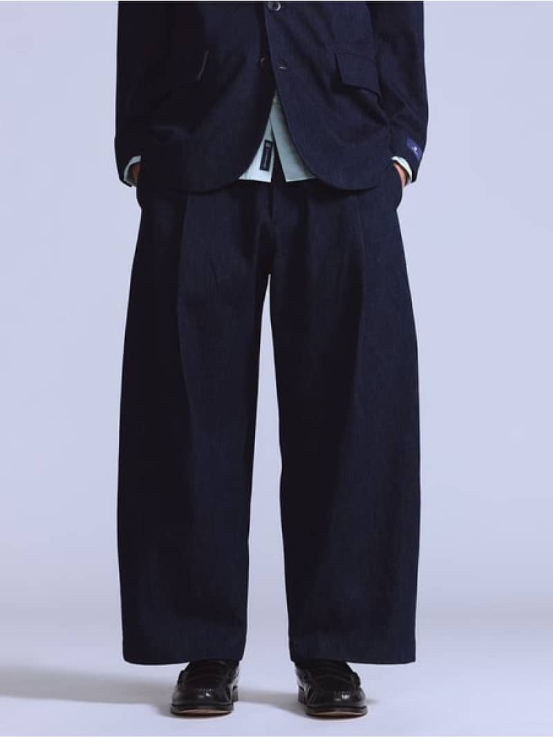 Rakuten - BLUETAB(TM) プリーツトラウザー ジーンズ ダークインディゴ Levi's リーバイス パンツ ジーンズ・デニムパンツ ネイビー【送料無料】[Rakuten Fashion]