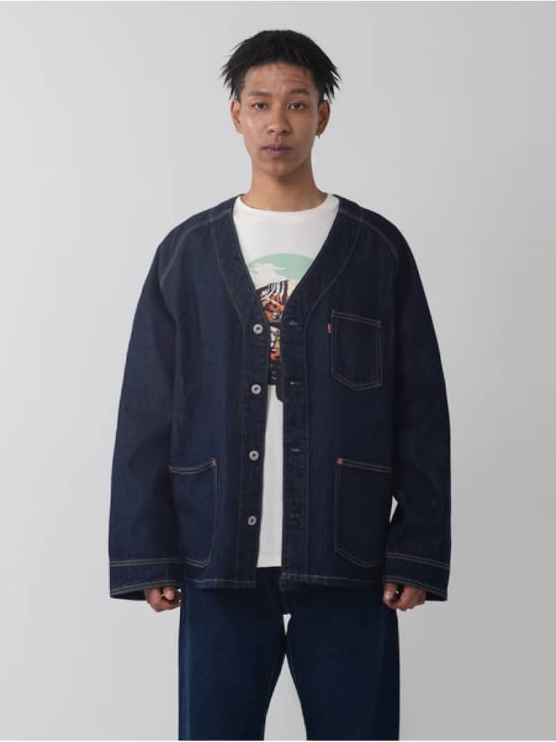 UNION エンジニア カーディガン Levi's リーバイス ジャケット・アウター その他のジャケット・アウター ブラック【送料無料】[Rakuten Fas...