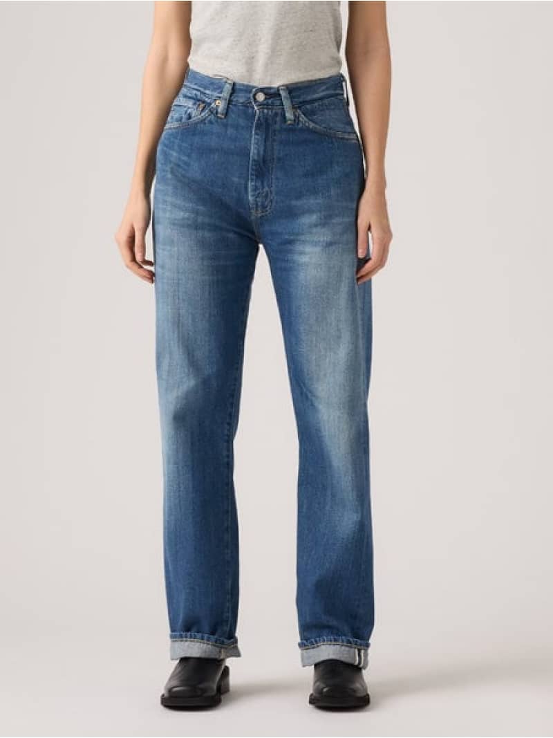 LEVI'S(R) VINTAGE CLOTHING 1950'S 701 ジーンズ ミディアムインディゴ Levi's リーバイス パンツ ジーンズ・デニムパンツ ネイビー【送料無料】[Rakuten Fashion]